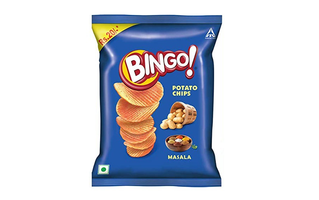 Bingo Potato Chips Masala    Pack  52 grams